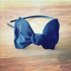 NWT Black Bow Headband - J. Crew